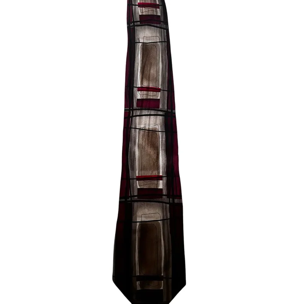 J. Garcia Men’s Tie abstract design Paris in the rain extra long collection 31.